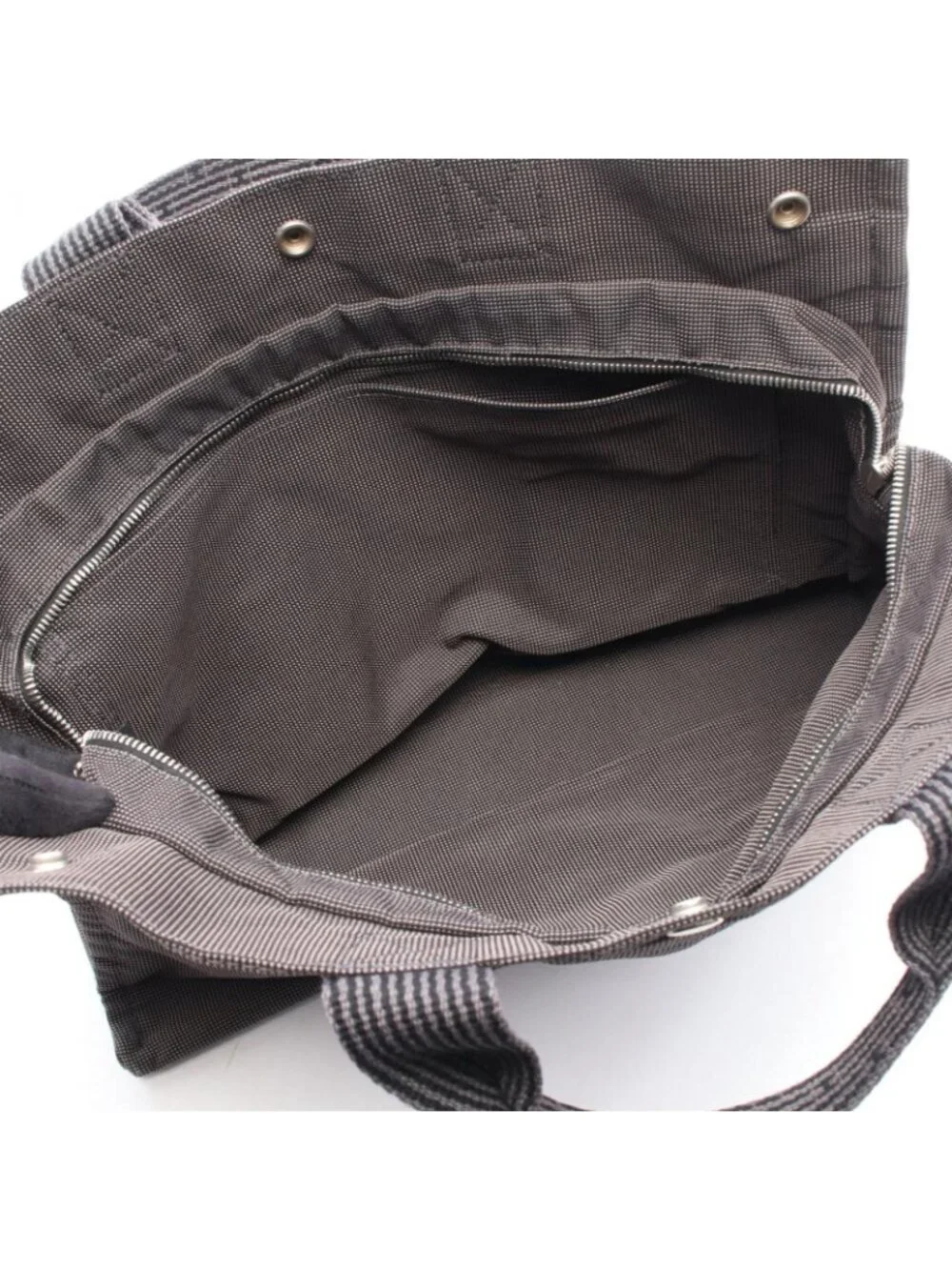 Hermes Tote Bag Her Line MM Gray Nylon